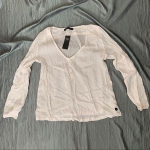 Flowy Abercrombie Peasant Blouse